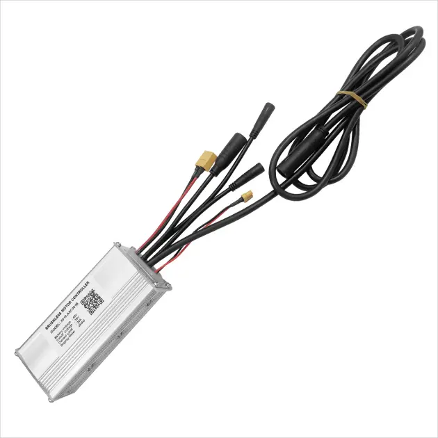 Diagram of electric bike controller connections and sensors