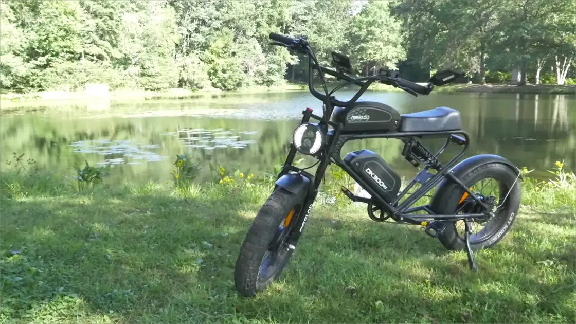 Solar panel charging an eBike on a long-distance trip