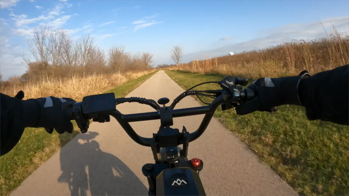 electric bike road sign showing class rules