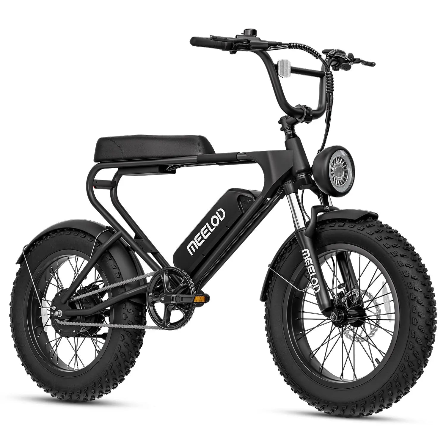 MEELOD DK200SE Moped Style Ebike Front Suspensions 750W 48V 13Ah Top Speed 28Mph Black MEELOD DK200SE Moped Style Ebike Front Suspensions 750W 48V 13Ah Top Speed 28Mph Black