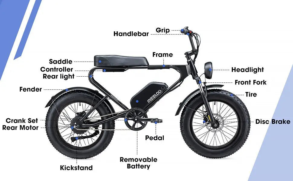 The most cost-effective retro electric bike: Meelod DK200