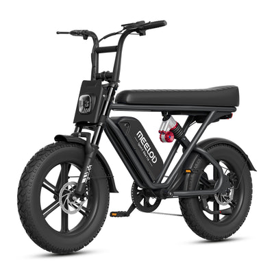 Black Meelod fat tire ebike T16
