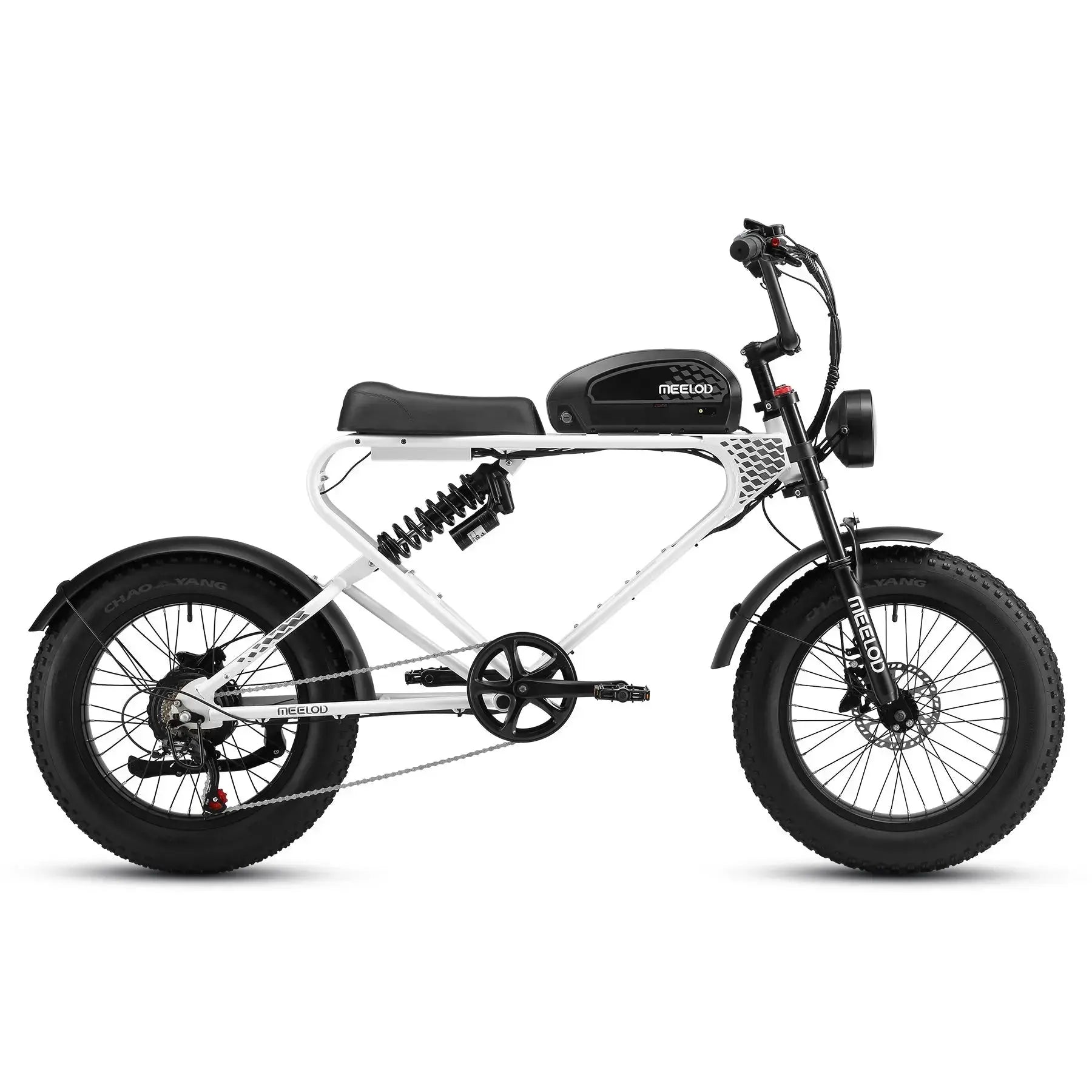 MEELOD moped style ebike White DK300PLUS