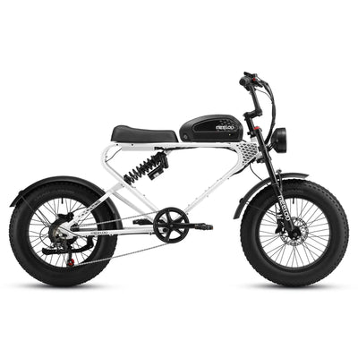 MEELOD moped style ebike White DK300PLUS