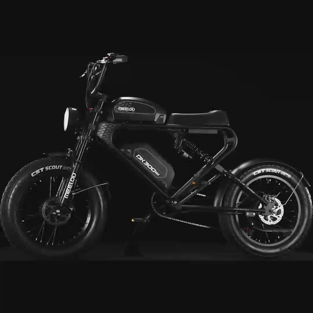 MEELOD DK300 MAX Electric Motorbike | Dual 1200W Motor, Dual Battery