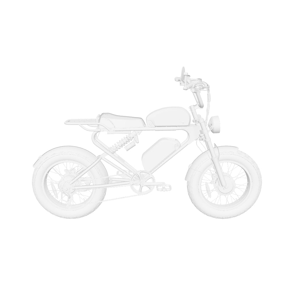 MEELOD DK300 MAX Electric Motorbike | Dual 1200W Motor, Dual Battery